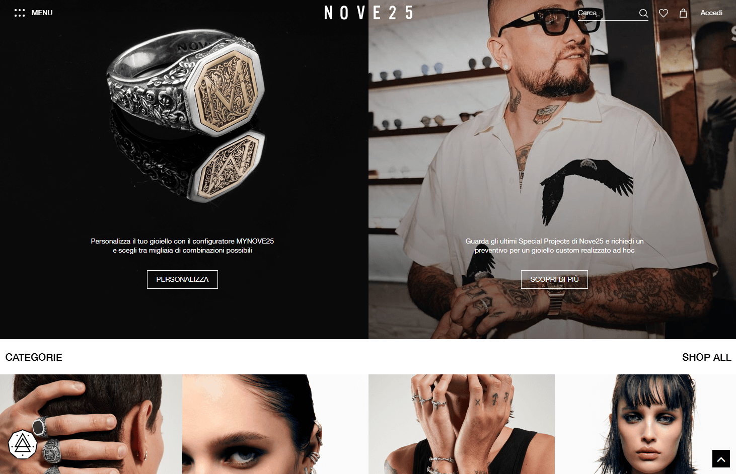 Caso studio Nove25