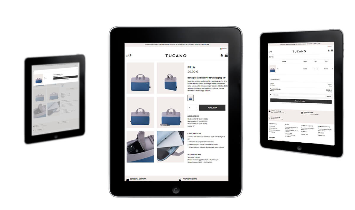 Tucano design e tech restyling Prestashop Tucano design e tech restyling Prestashop