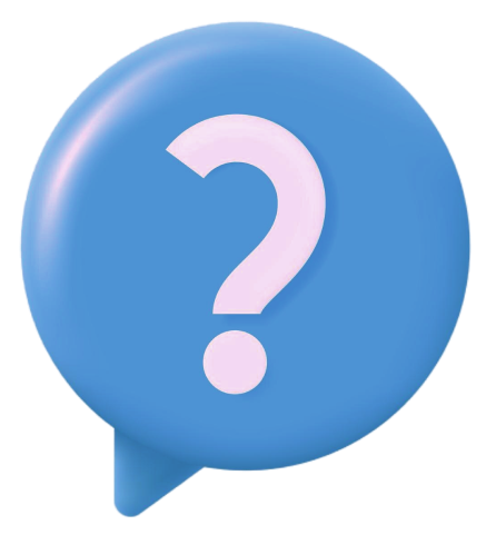 Un punto interrogativo bianco su uno sfondo blu