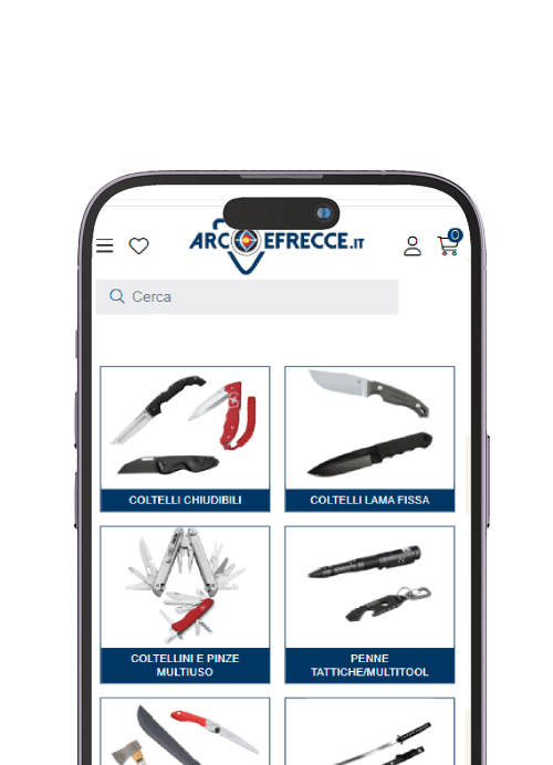Pagina prodotto arcoefrecce